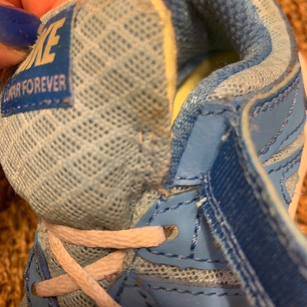 ⭐️⭐️ Nike Lunar Forever Lunarlon shoe SZ8C Blue ⭐️⭐️ - Picture 4 of 8